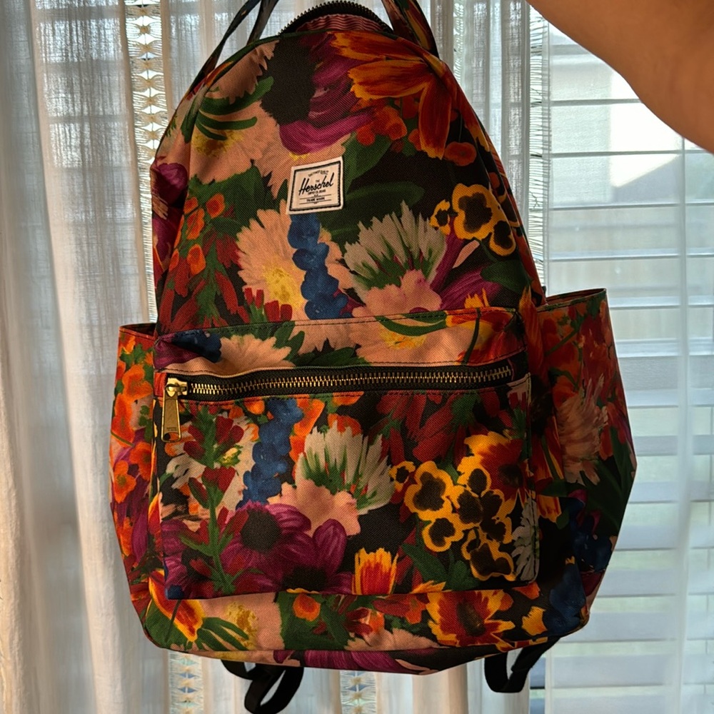 Herschel floral backpack